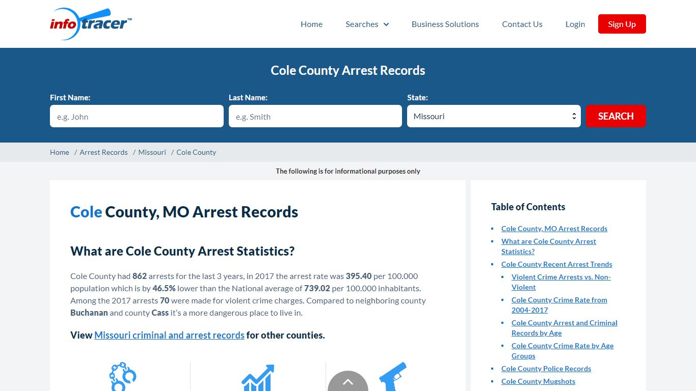 Cole County, MO Arrests, Mugshots & Jail Inmate Records - InfoTracer